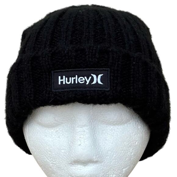 Black Hurley Beanie - Picture 1 of 7